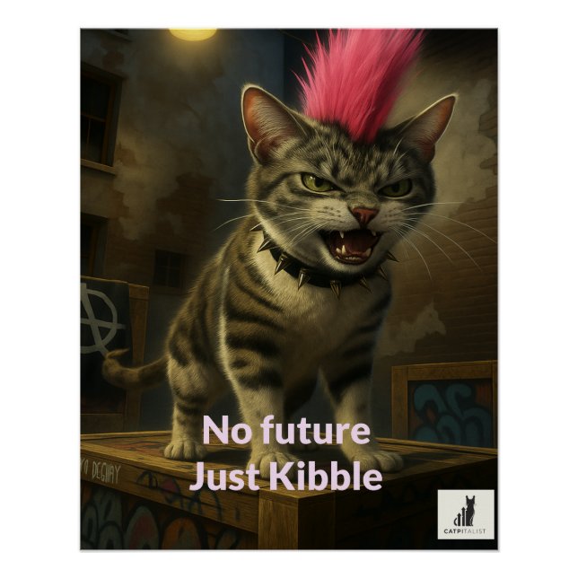 No Future, Just Kibble  Poster (Front)