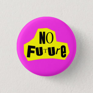 No Future Punk Nihilist 3 Cm Round Badge