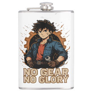 No Gear N Glory Hip Flask