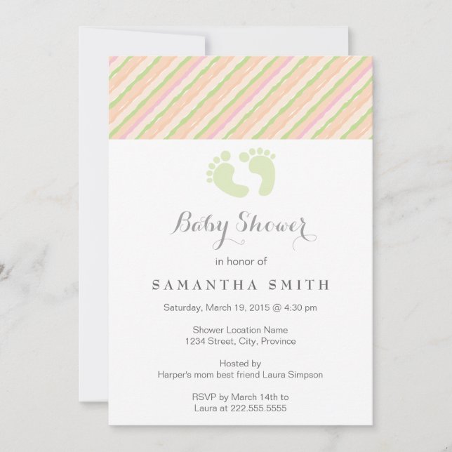 No gender ı Baby Shower Invitation (Front)