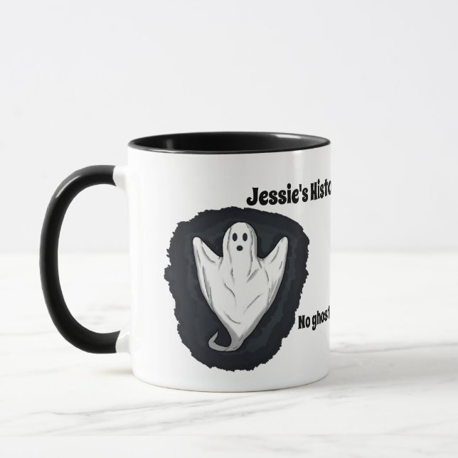 No ghost hunting before coffee mug (Left)