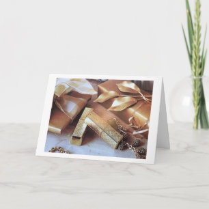 NO GIFTS FOR ME "JUST YOU AND ME UNDER MISTLETOE" CARD