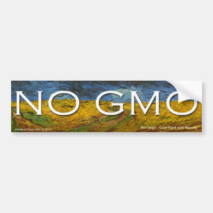 No GMO Bumper Sticker