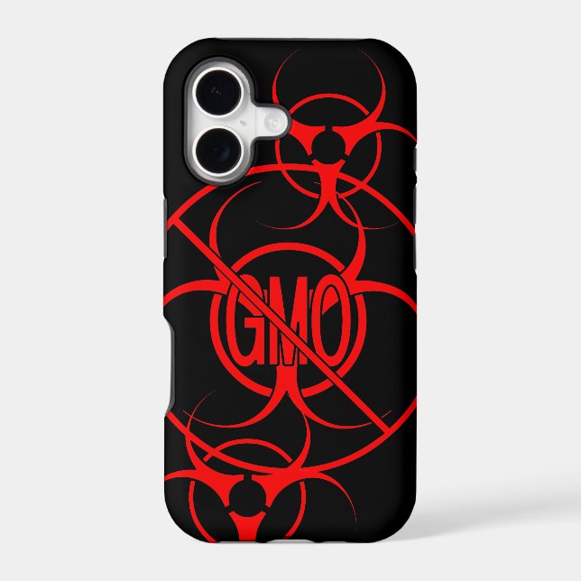 No GMO iPhone Case Biohazard GMO iPhone 5 Case (Back)