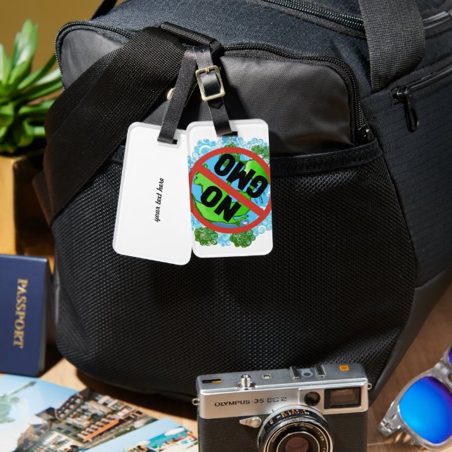 NO GMO LUGGAGE TAG (Front & Back)