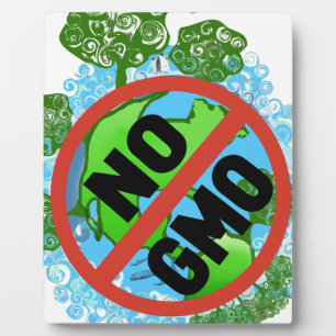 NO GMO PLAQUE