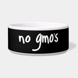 No GMO's Healthy Dog Food Promotion Black