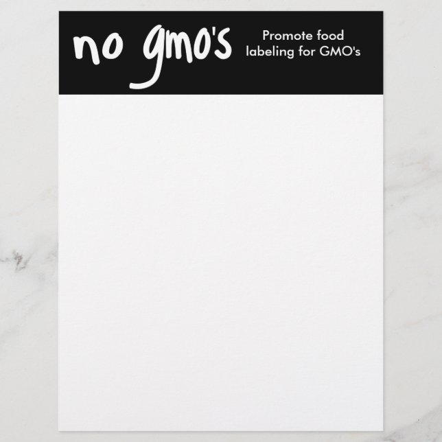 No GMO's Promote Labelling Laws Black (Front)