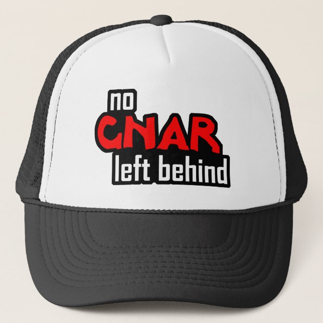 No Gnar Left Behind Trucker Hat (Front)