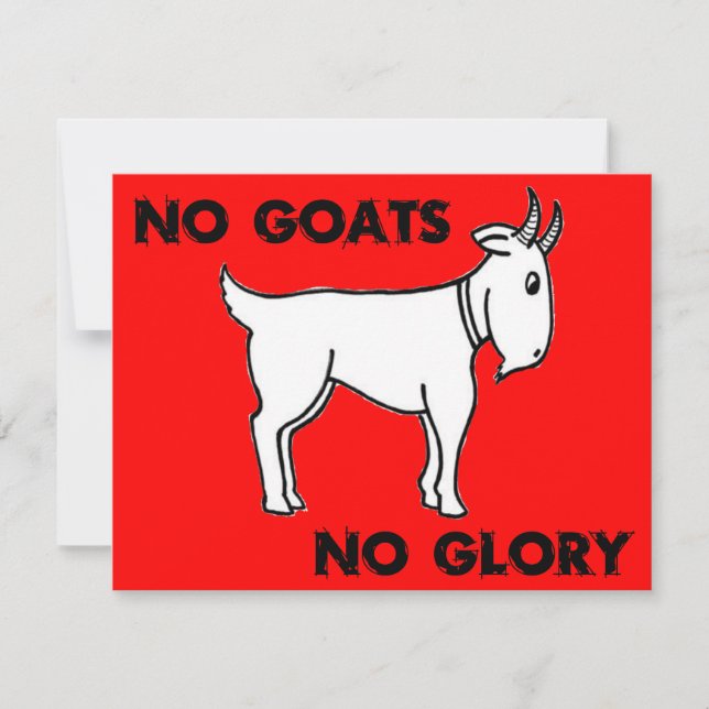 No Goats No Glory (Front)