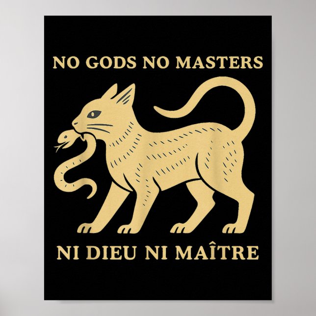 No gods no masters  poster (Front)