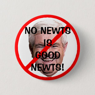 NO GOOD NEWTS - Button