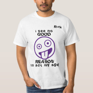 "...no good reason..." Emoji Customisable Men's  T-Shirt