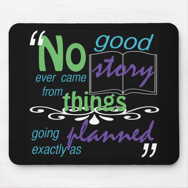 No Good Story Mousepad (Front)