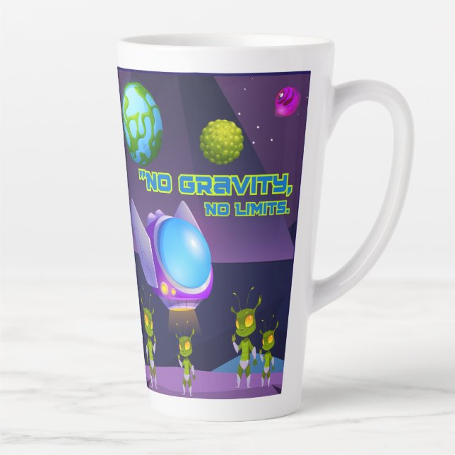 No gravity no limits latte mug (Right)