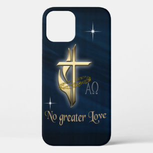 No greater Love Cross iPhone 12 Case