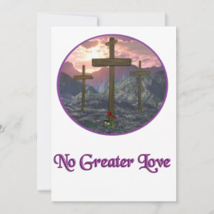 No Greater Love John 3:16 Holiday Card