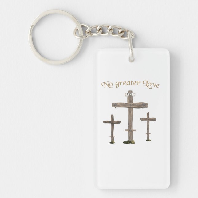 no greater love key ring (Front)