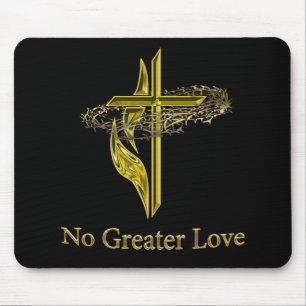 No greater love mouse pad