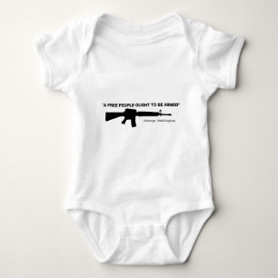 No Gun Control Baby Bodysuit