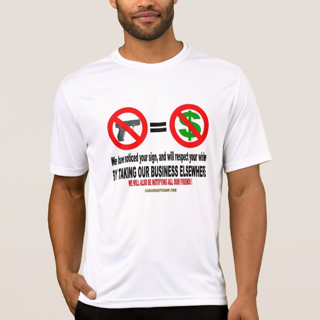 NO GUN, NO MON T-Shirt (Front)