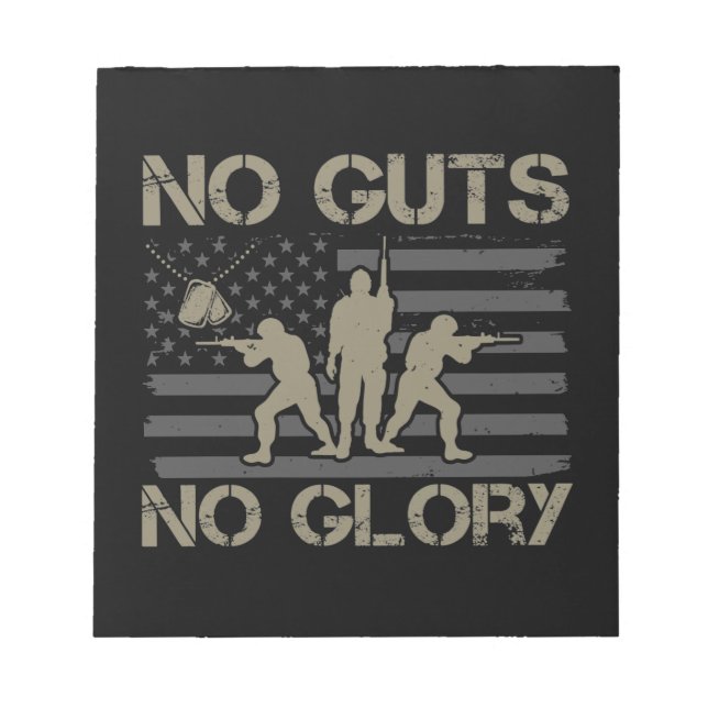 No Guts No Glory Notepad (Front)