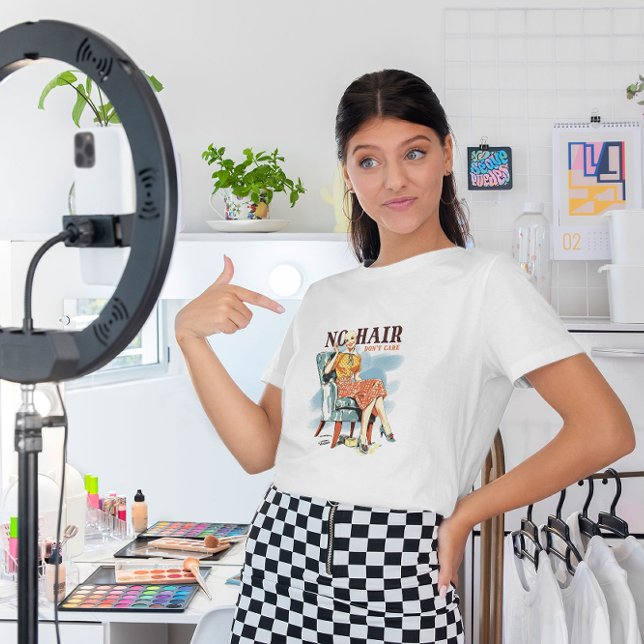 No Hair, don´t care - cancer awareness T-Shirt (Creator Uploaded)