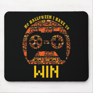 No Halloween I Have To Win Vintage Video Game Cont Mouse Pad