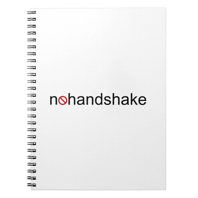 No Handshake Notebook (Front)