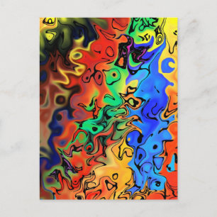 No haste: Abstract 44 Postcard