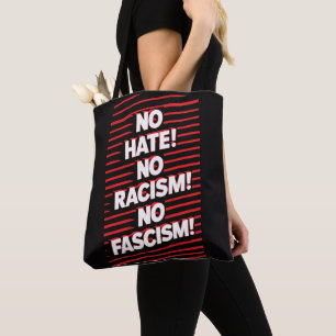 No Hate No Racism Tote Bag
