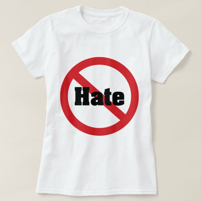 No Hate T-Shirt (Design Front)