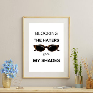 No haters poster