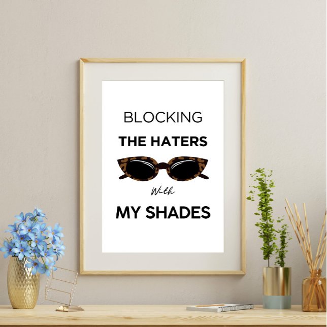 No haters poster (Creator Uploaded)