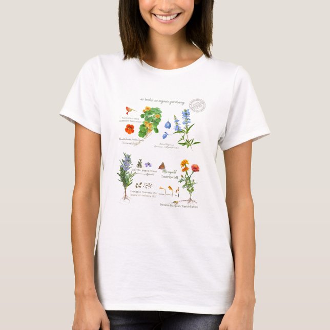 No herbs, No organic gardening. T-Shirt (Front)