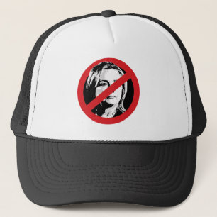 NO HILLARY CROSSED OUT.png Trucker Hat