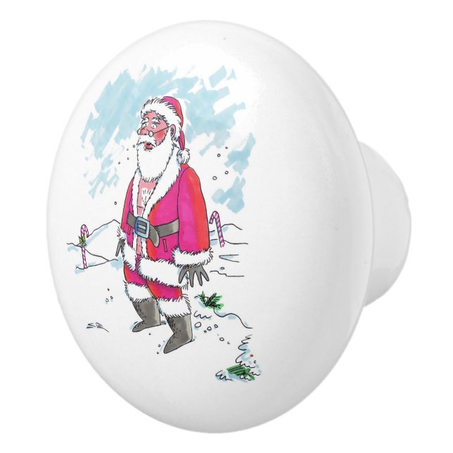No Ho Ho Ho ceramic knob (Right)