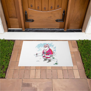 No Ho Ho Ho doormat large santa