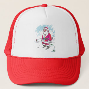 No Ho Ho Ho red and white foam trucker hat