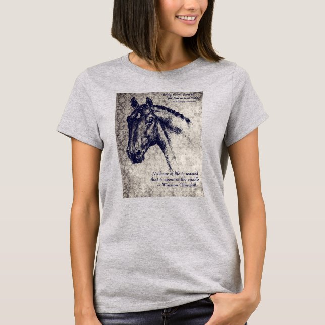 No Hour Is Wasted Winston Churchill T-Shirt (Front)