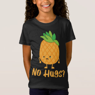 No Hugs Pineapple Lover Tropical Fruit Food T-Shirt