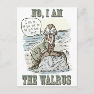 No, I am the Walrus Postcard