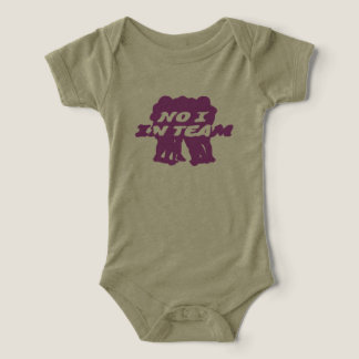 No I in Team Baby Clothing