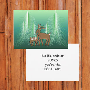 No Ifs Ands or Bucks Father’s Day Card
