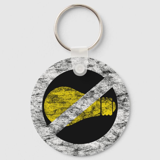 no incandescent bulbs key ring (Front)