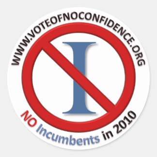 No Incumbents - Stickers