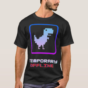 No Internet Connection Offline Geeky Nerd Pixel De T-Shirt