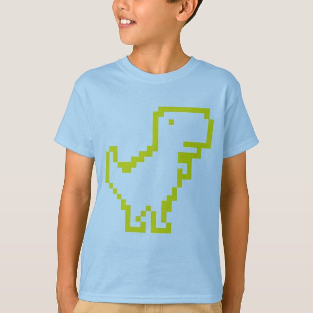 No internet Dinosaur T-Shirt (Front)