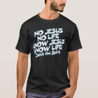 No Jesus No Life Christian-Faith Bold Statement