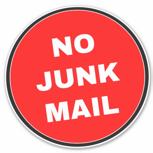 No Junk Mail (Front)